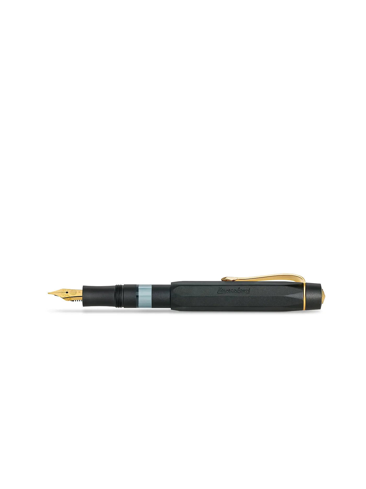 KAWECO | Füllhalter Pioston Sport Al Black/Gold M | 